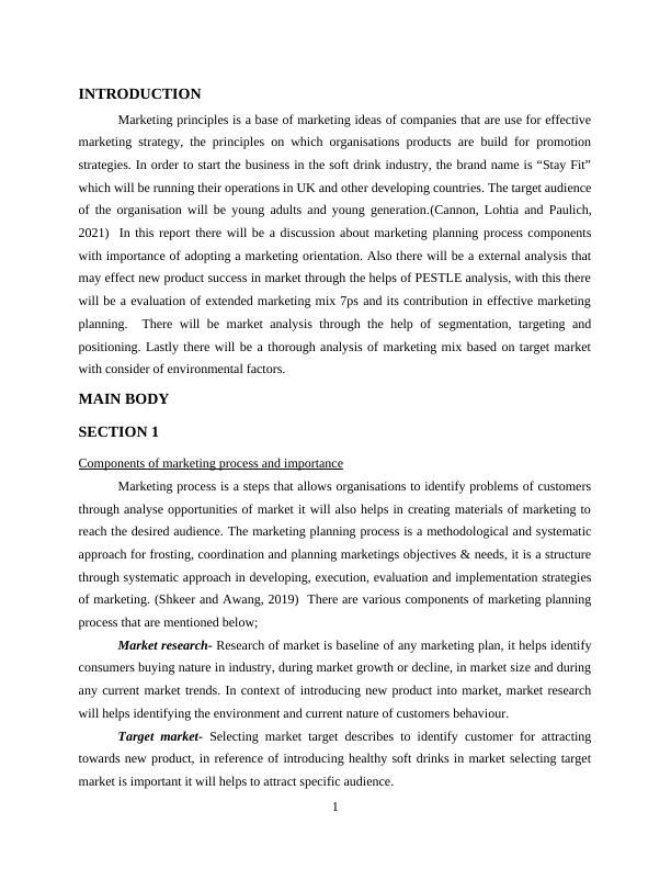 Principles Of Marketing Components Pestle Analysis Extended