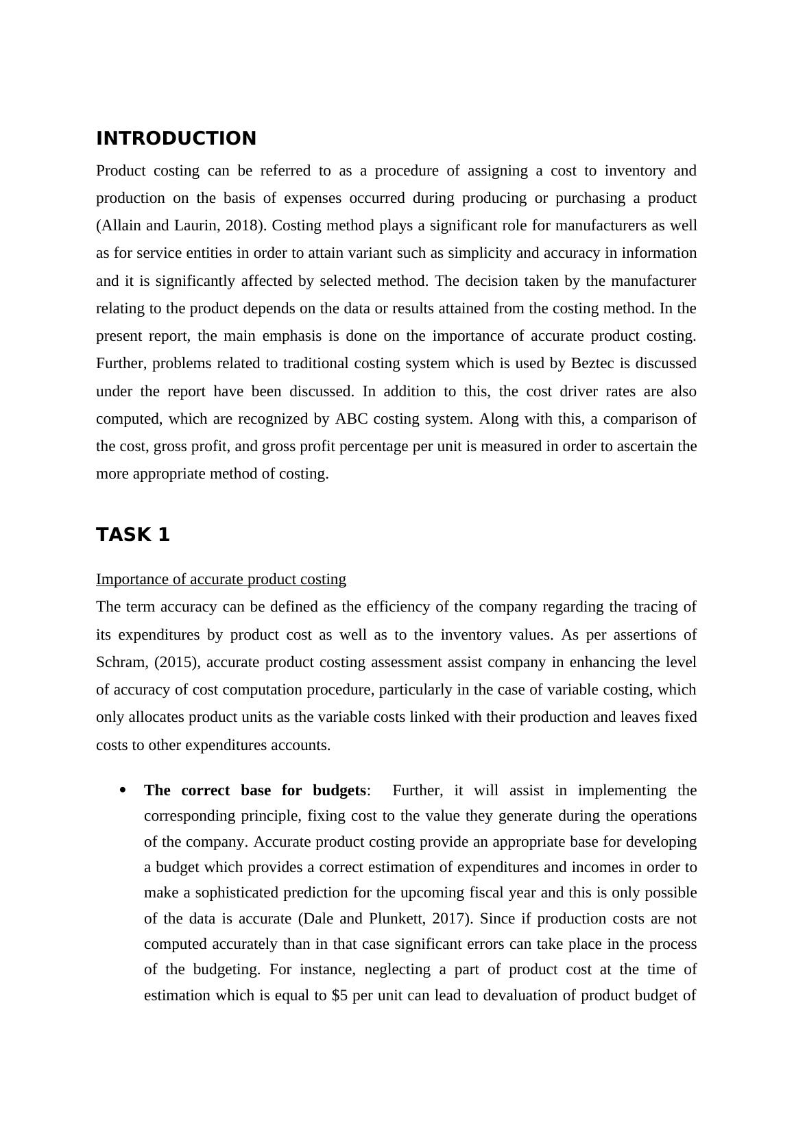 "Understanding the Significance of Precise Product Costing and 