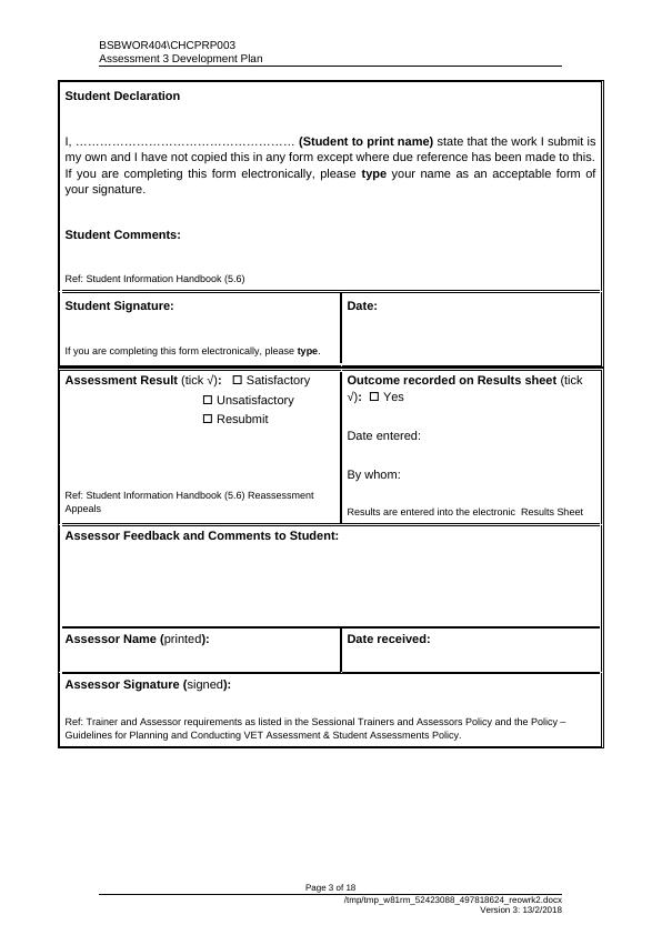 Professional Development Plan for Nursing Diploma Students Desklib