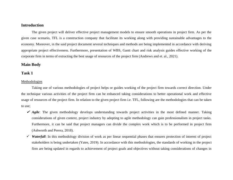 Project Management: Methodologies, Network Diagram, WBS, Risk Analysis ...