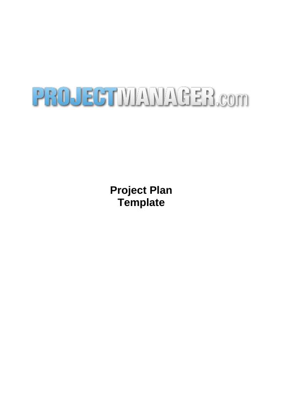 Project Plan Template for Desklib Online Library_1