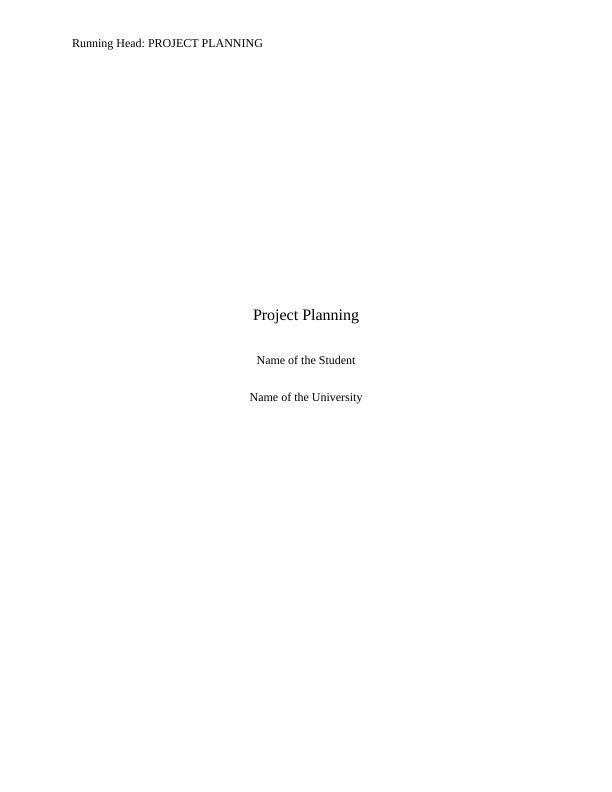 Project Planning: Cost and Quality Management Planning_1