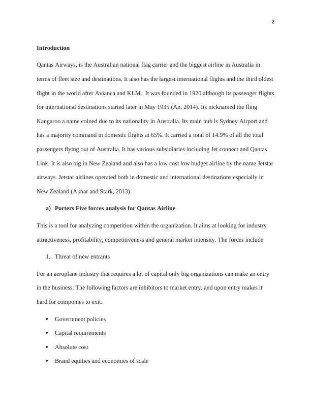 Business Analysis of Qantas Airways_2