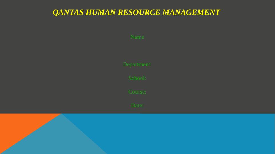 Qantas Human Resource Management_1