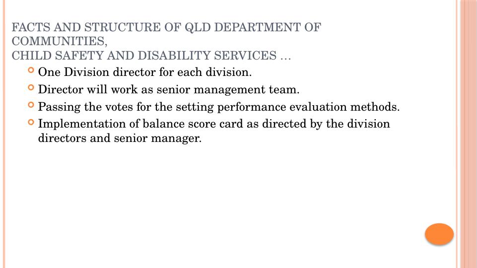 Case Analysis for QLD Department of Communities, Child Safety and