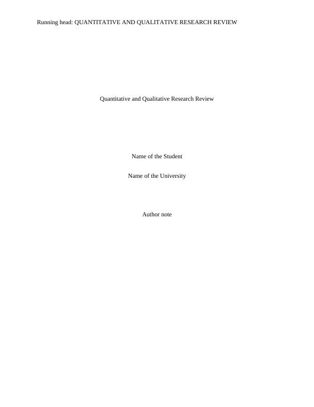 Quantitative and Qualitative Research Review_1