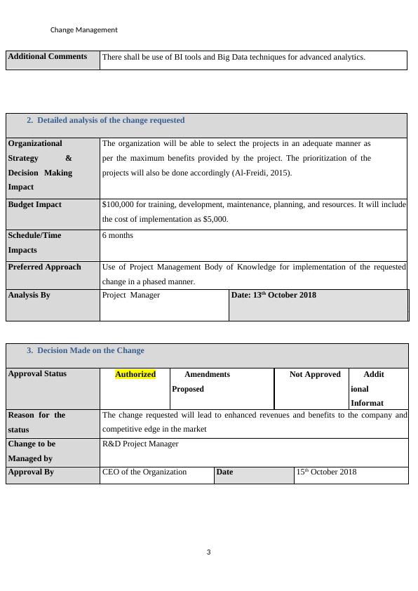 Change Management Procedure for Quasar Communications, Inc.