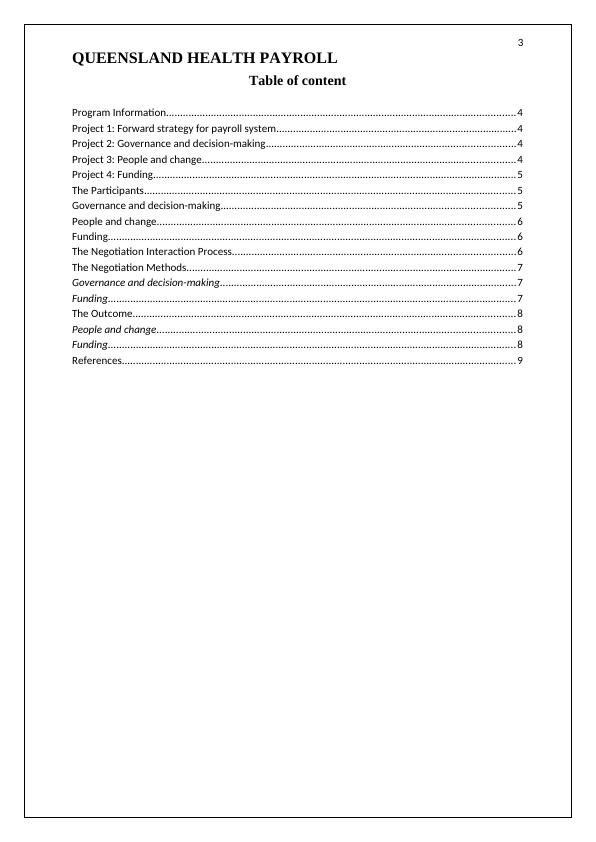 Queensland Health Payroll System Strategy, Governance, People and Change