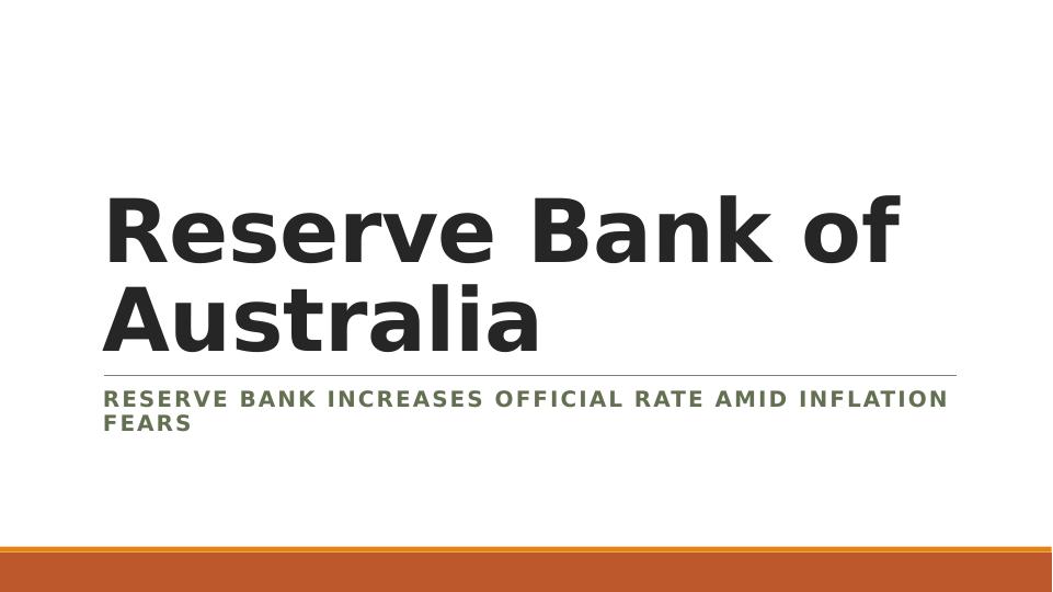 Economic Analysis of Reserve Bank of Australia's Monetary Policy and COVID-19 Impact_1