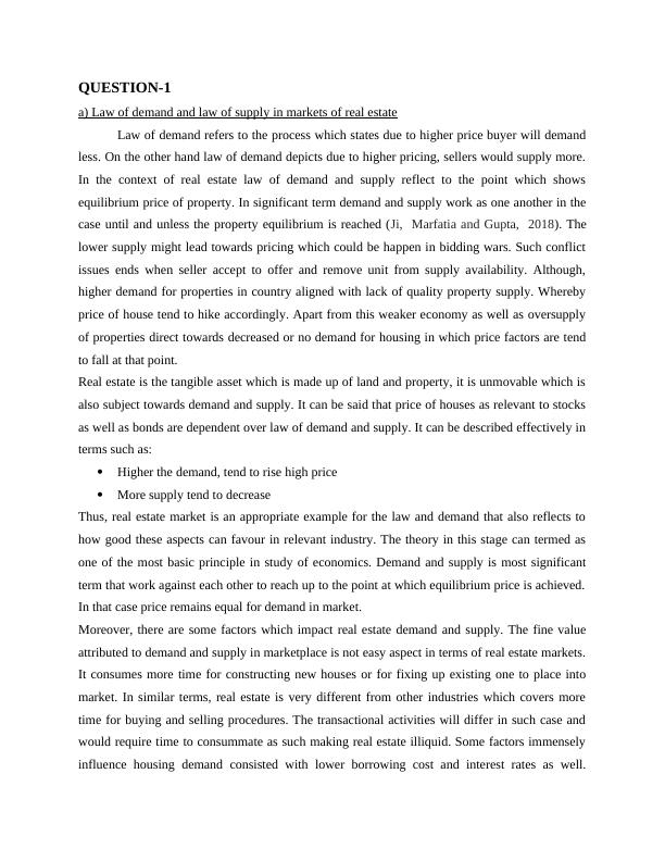 Real Estate Investment International Desklib