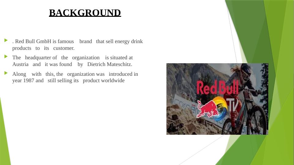 Red Bull Market Share, New Product, Segmentation, PESTLE Analysis