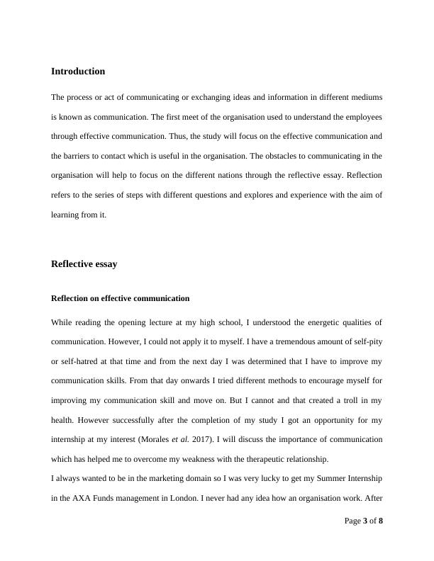 reflective essay about communication in the 21st century