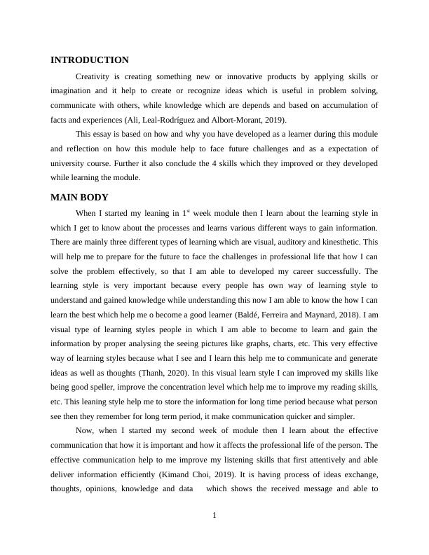 Reflective Essay on Knowledge and Creativity_3