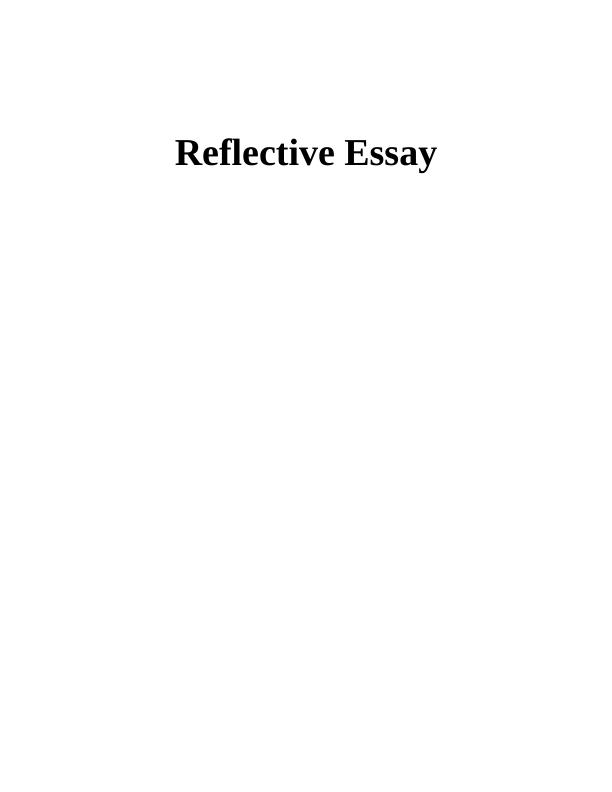 reflective essay about graduation