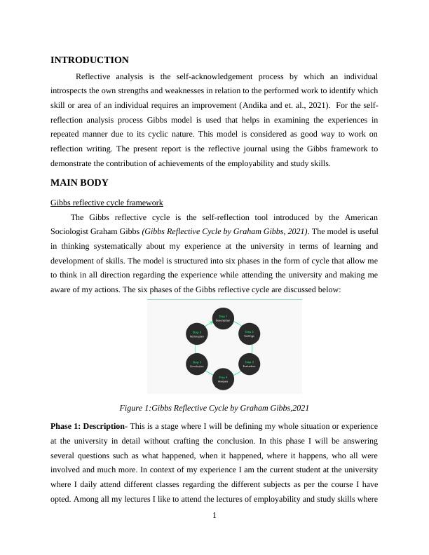 Reflective Journal using Gibbs Reflective Cycle Framework_3