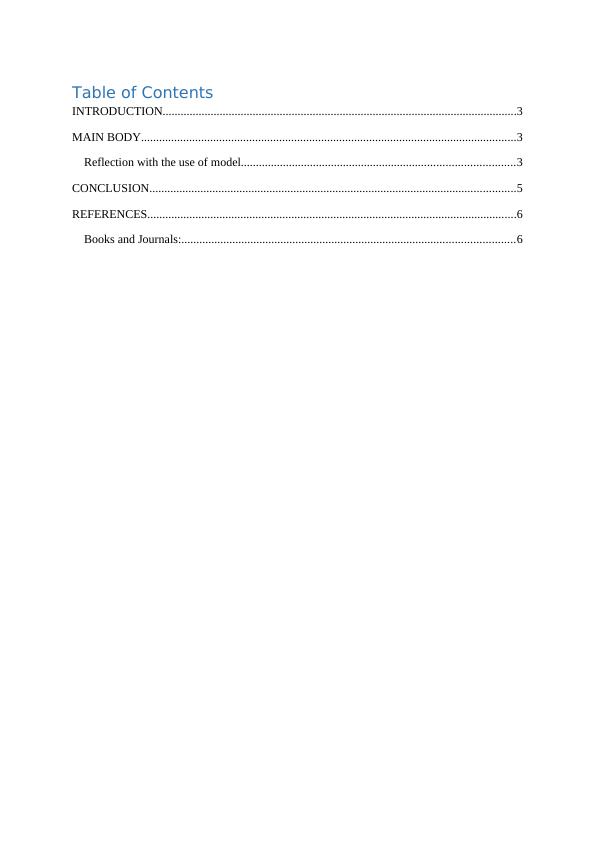 reflective writing on group presentation