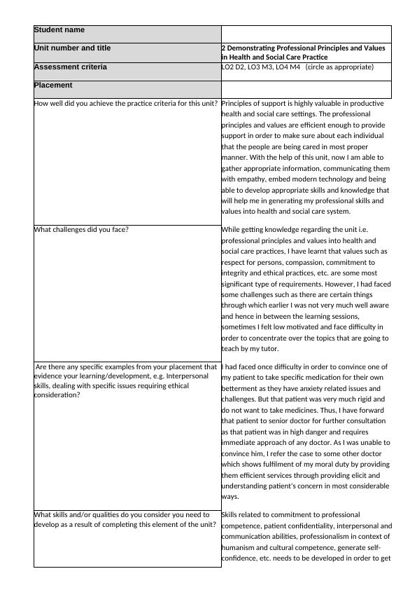 reflective practice in health and social care essay