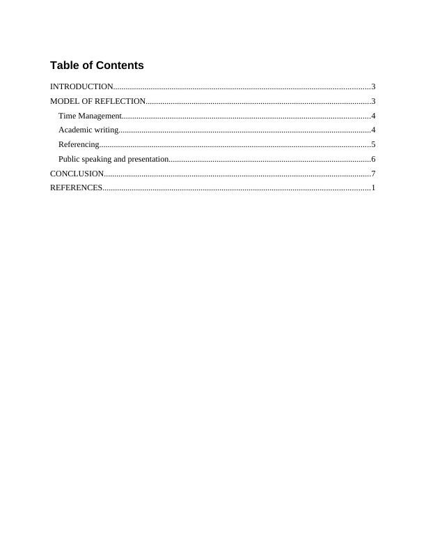 Reflective Practice Models: Choices and Types of Reflection - Desklib