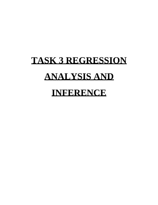 Regression Analysis and Inference for BHP Stock_1