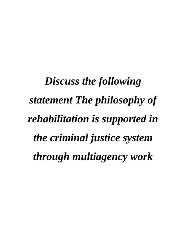 Rehabilitation in Criminal Justice System through Multiagency Work_1