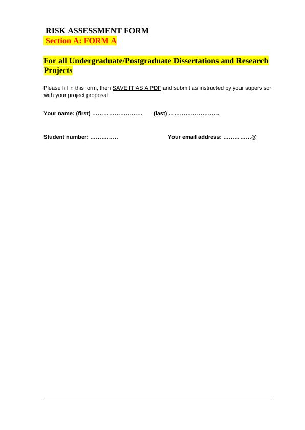 Research Ethics and Integrity Risk Assessment Form for Secondary Data ...