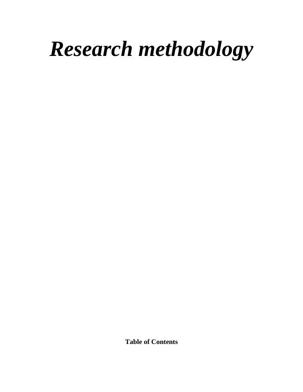 descriptive questions on research methodology