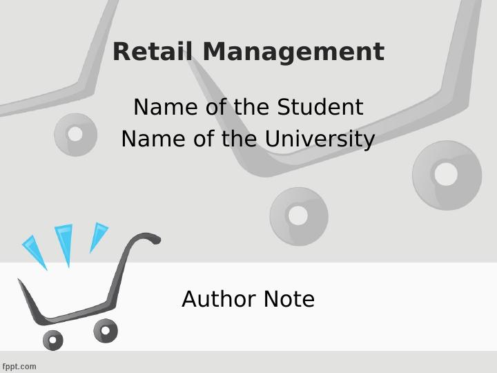 Retail Management: A Comparative Study of Future Retail Limited in India and Woolworths in Australia_1