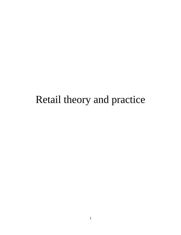 Retail Theory and Practice: A Case Study of ASOS Plc_1