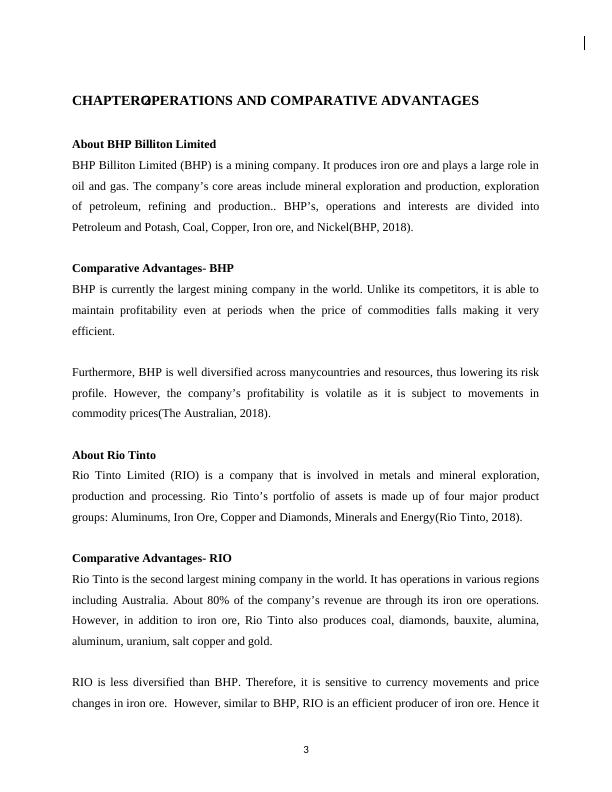 Comparative Analysis of Rio Tinto and BHP Billiton Limited_4