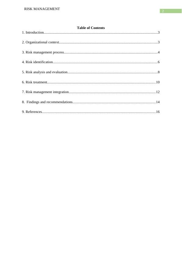 Risk Management for Health and Occupational Risks in BHP Billiton