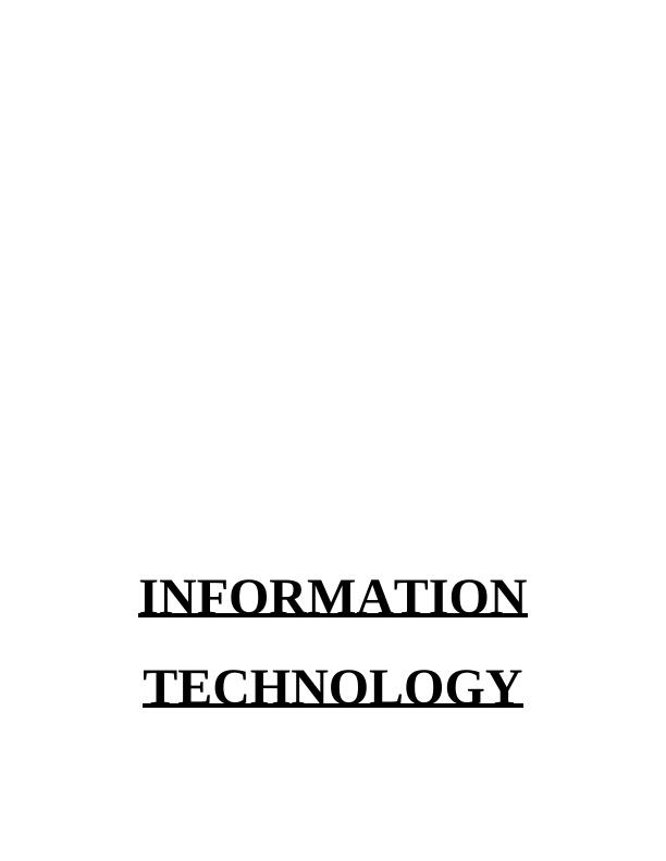 Role of Information Technology in Business Management - Desklib_1