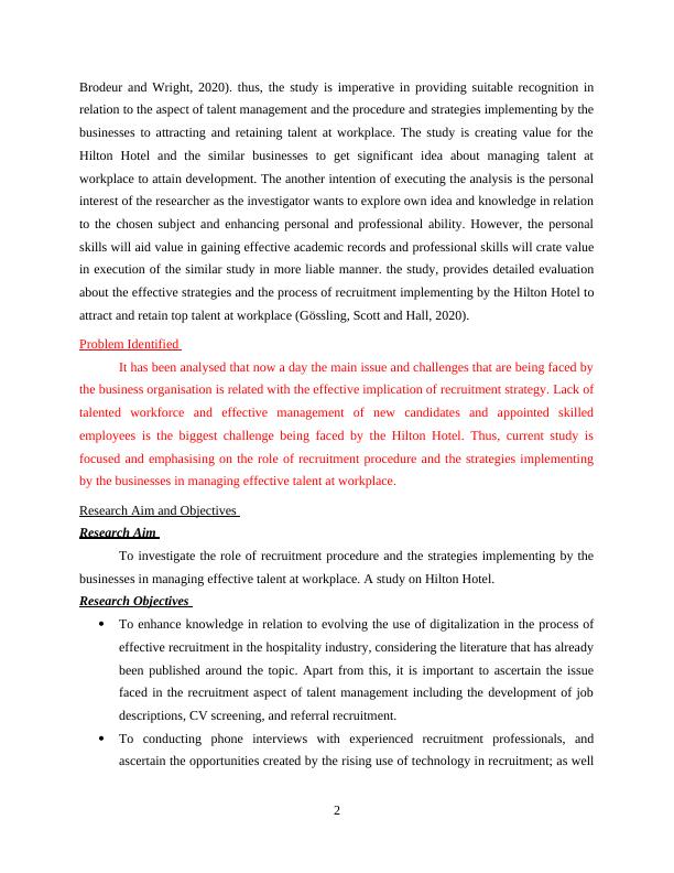 The Role of Recruitment Procedure and Strategies in Managing Effective Talent at Workplace - A Study on Hilton Hotel_4