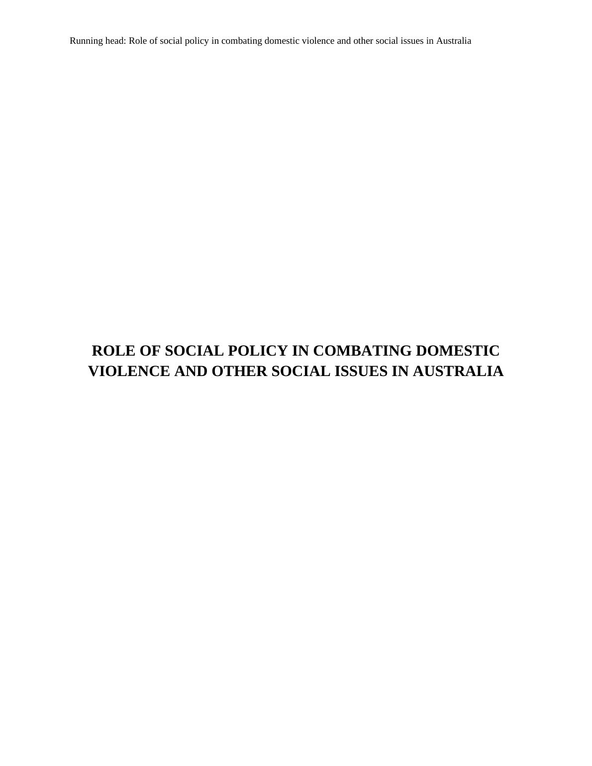 role-of-social-policy-in-combating-domestic-violence-and-other-social