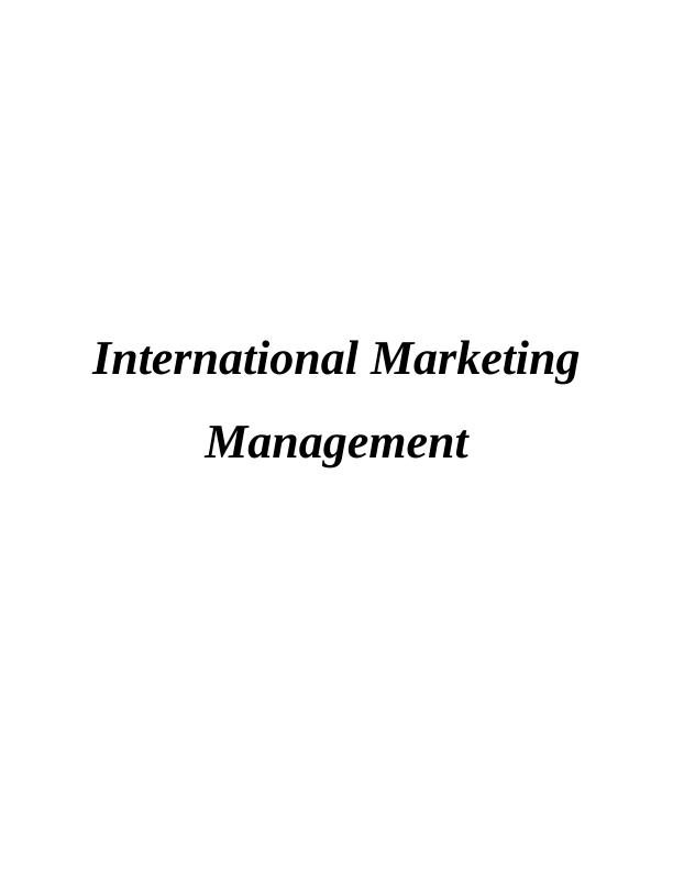 International Marketing Management: A Case Study of Rolls-Royce_1
