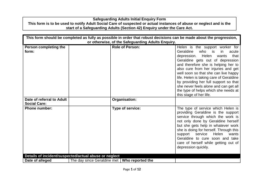 care act 2014 section 42 safeguarding enquiry form