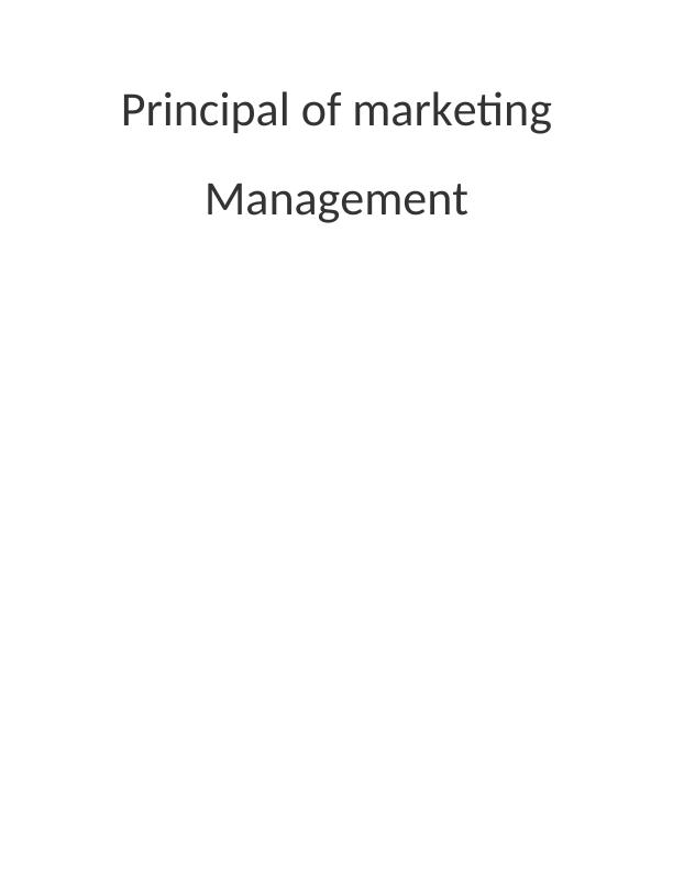 Marketing Management Analysis of Sainsbury: PESTEL, Micro and Competitive Analysis_1