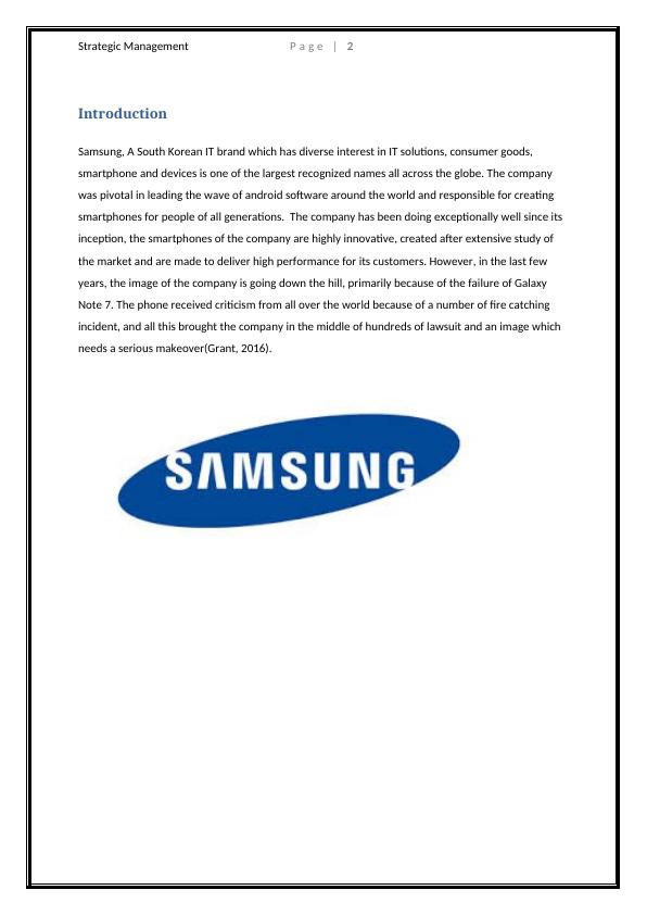 Samsung: Strategic Management and Company Analysis_3