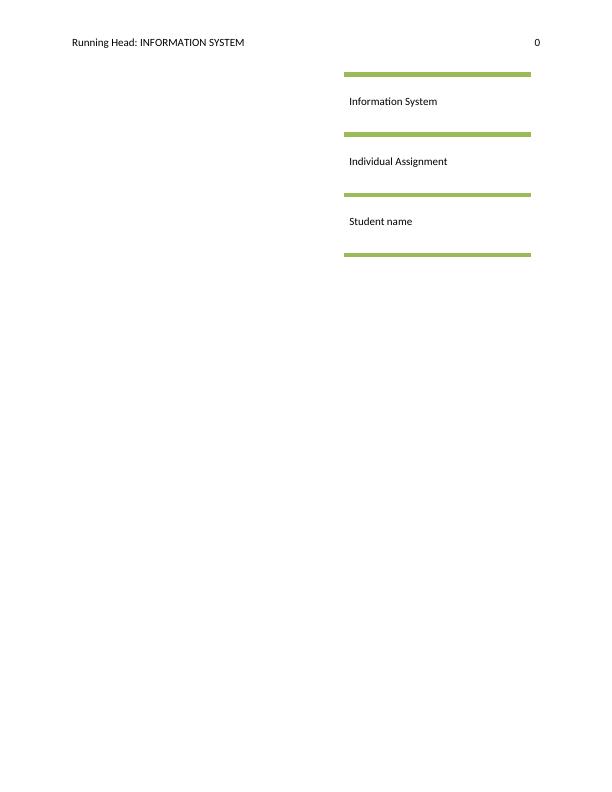 Switching to SAP A1 System for Information Management - Desklib