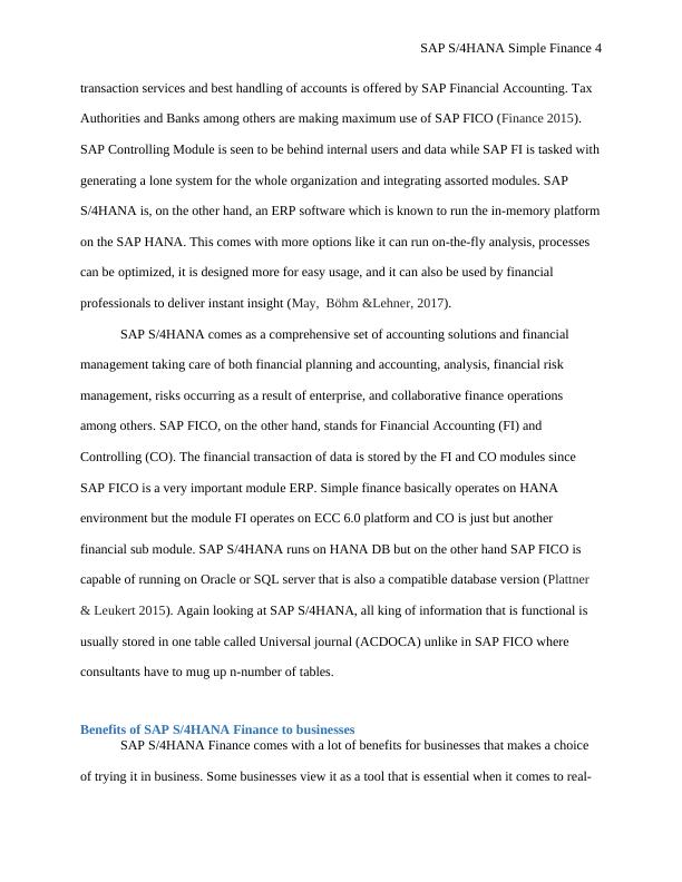 SAP S/4HANA Simple Finance 1_4