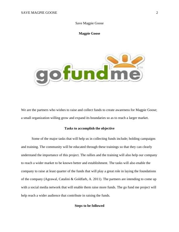 Save Magpie Goose - Fundraising Campaign for Awareness_2