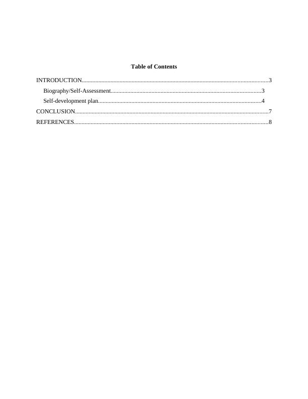 Self Development Plan for Registered Nurse and Clinical Nurse