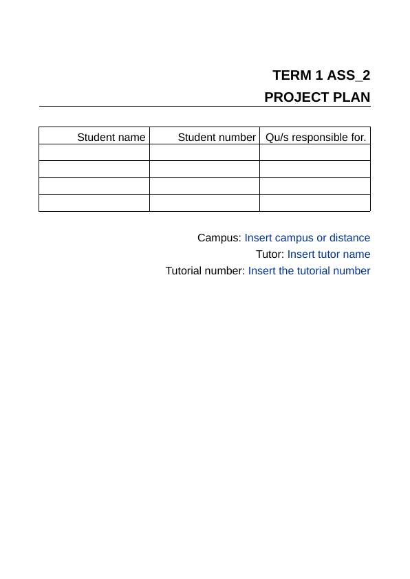 Project Plan for SET Indigenous Committee at CQU University_1