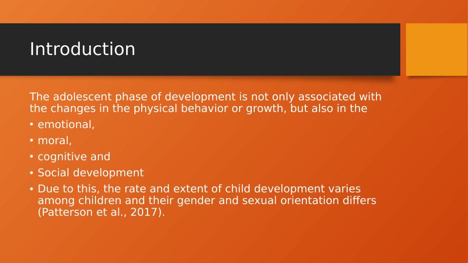 Development On Sexual Orientation And Identity In Adolescents 5429
