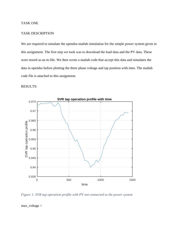 ELEC 7313: OpenDSS & Matlab Simulation for Renewable Energy