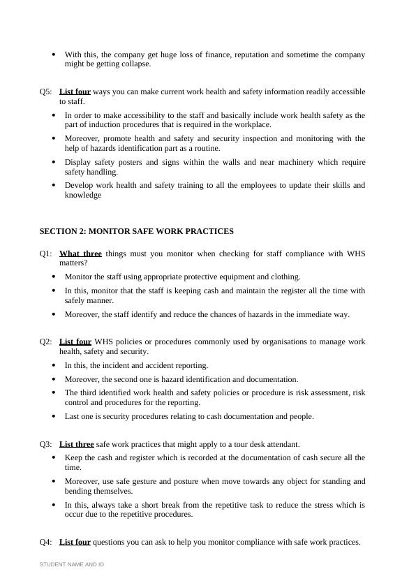 SITXWHS003 - Implement and Monitor Work Health and Safety Practices Worksheets_2