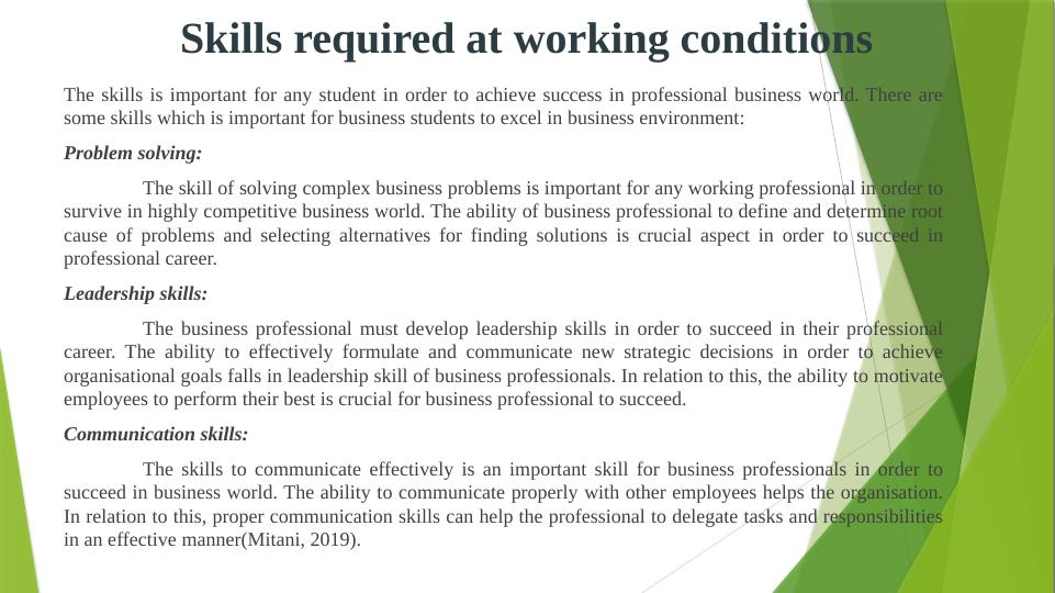 Importance of Developing Academic and Professional Skills for Business ...