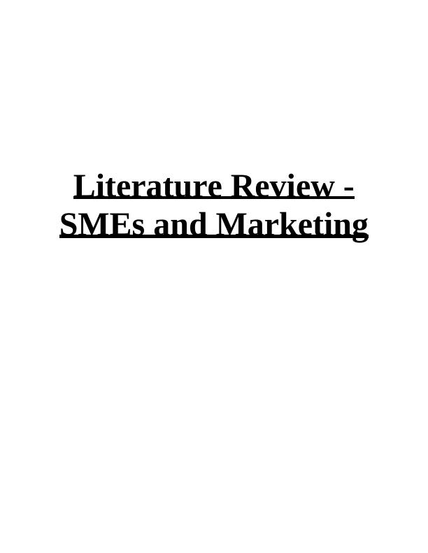 literature review on service marketing
