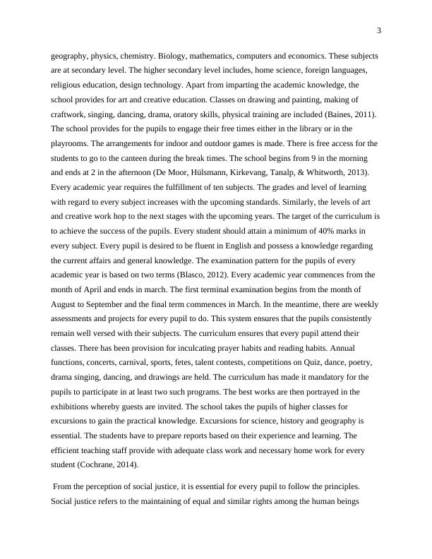 Social Justice and Curriculum Desklib