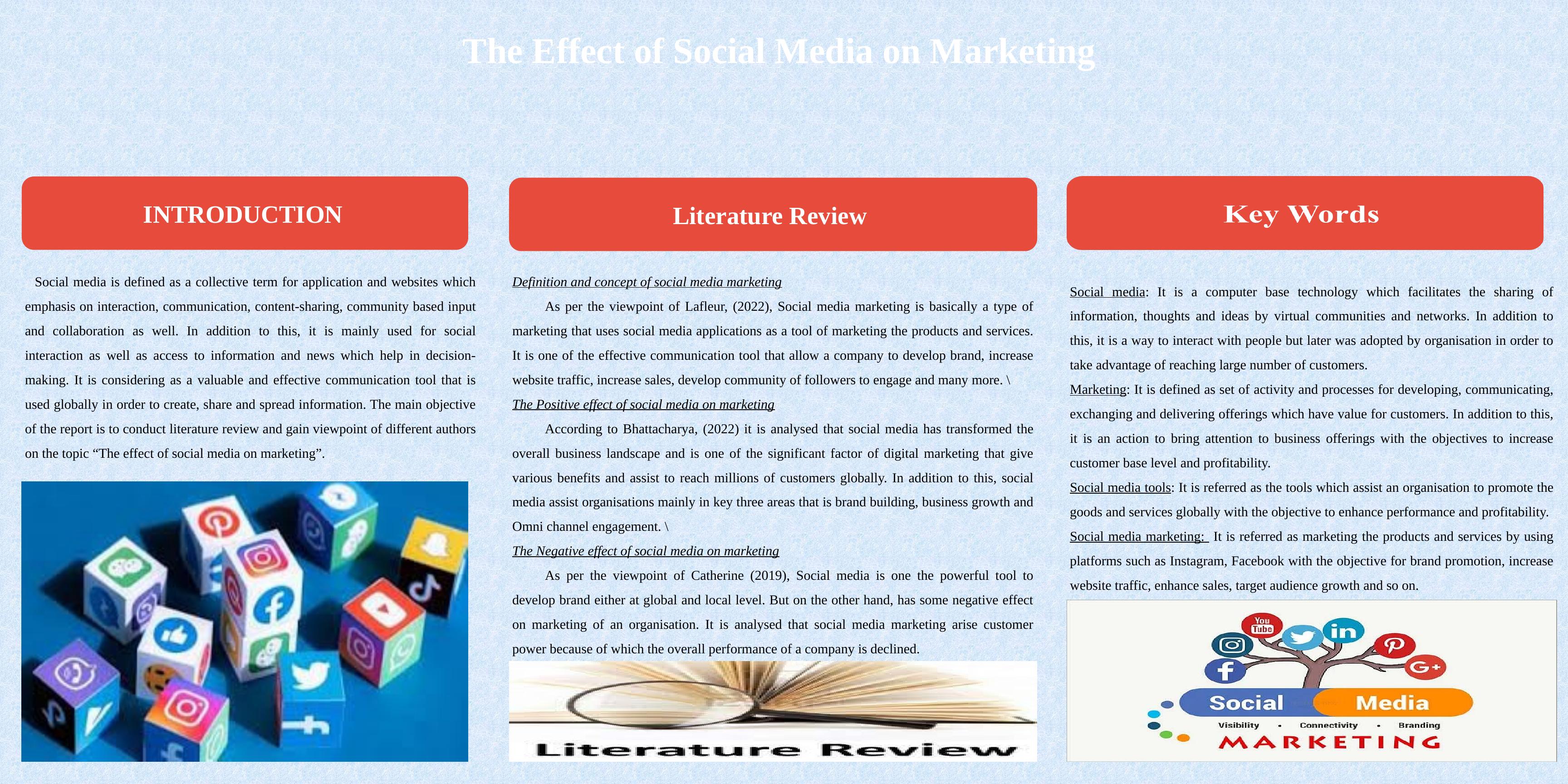 literature review on social media advertising