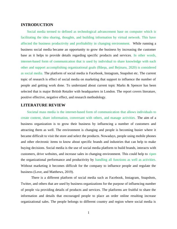 Effect of Social Media on Marketing: A Literature Review_3